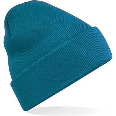 Beechfield zimní čepice Original Cuffed Beanie petrolejová