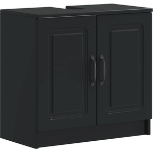 vidaXL Шкаф за мивка в баня UTRECHT Черно 59, 5 x 31, 5 x 59 см (897666)