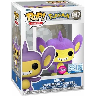 Funko Pop! 974 Pokémon - Aipom Flocked