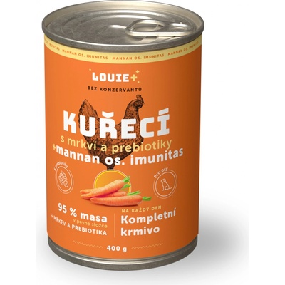 Louie Kuracie s mrkvou a prebiotiká 400 g