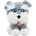 Cutekins Интерактивна плюшена играчка CuteKins Woof Runts - Шнауцер, 13 cm (35055)