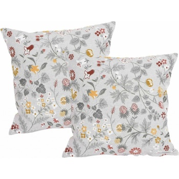 Decora kvetinová lúka šedá 40 x 40 cm