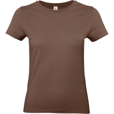 B&C Collection B&c 190 / Дамска тениска от плътен памук - шоколад xs (01004t14000)