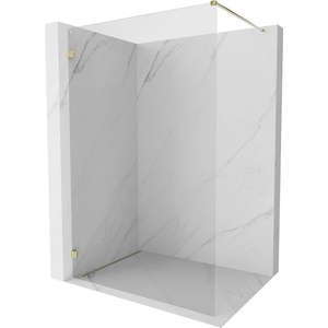 Mexen Lunar душ кабина Walk-in лява 70 x 200 cm, прозрачна 8 mm, златна - 830-070-000-50-00-L (830-070-000-50-00-L)