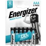 Energizer Батерия алкал Max Plus AAA 6бр