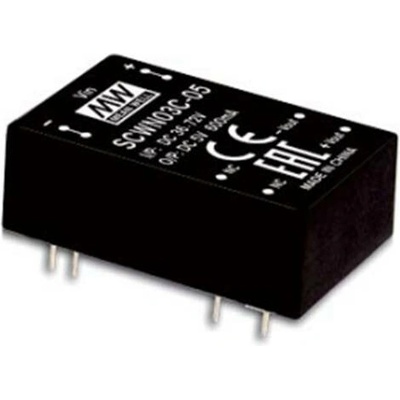 Mean Well SCWN03A-05 Měnič DC/DC modulový 3W 5V