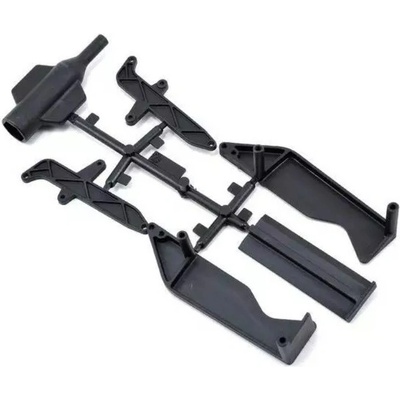 SWORKz S104 Saddle Pack Battery Side Guard with Battery Holder Set