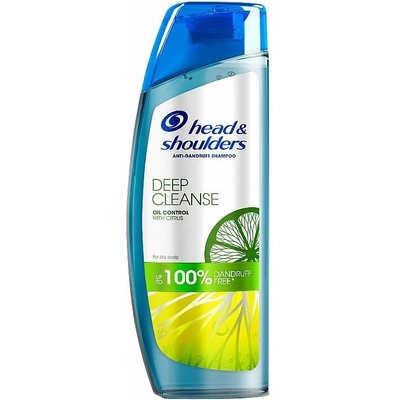 Head & Shoulders Deep Cleanse Oil Control with Citrus šampón na vlasy proti lupinám 300 ml