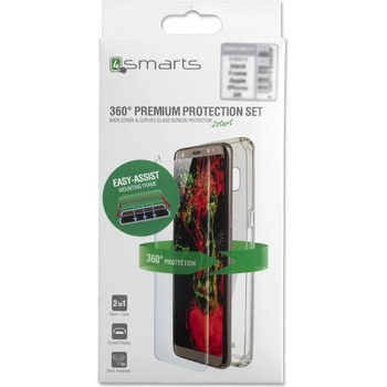 4smarts Калъф 360° за iPhone XS Max, 4SMARTS Premium Set Case, Прозрачен (4S493280)