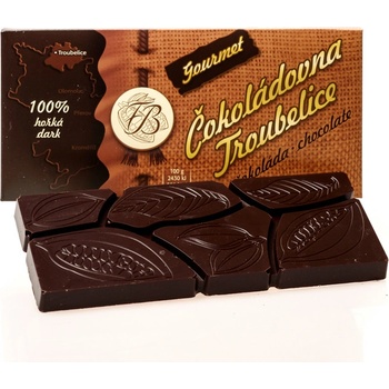 Čokoládovna Troubelice hořká 100%, 45 g