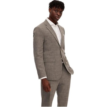 SELECTED Сако Selected Oasis Slim Fit blazer - Beige (Dark Sand Melange)