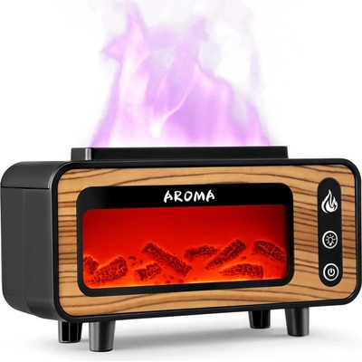 Fireplace aróma difuzer hnedý LA 0646 woodgrain 200 ml