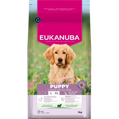 Eukanuba Premium Nutrition Puppy Large & Giant Breed jahňacie s ryžou 12 kg