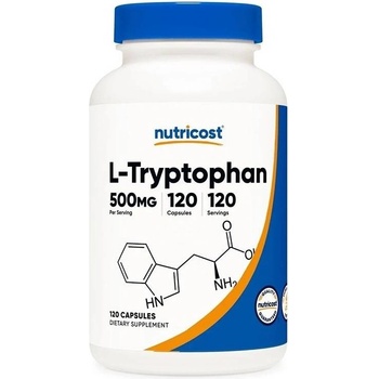 Nutricost L-Tryptophan, 500 mg, 120 капсули, Nutricost (67938 (095101) NC)