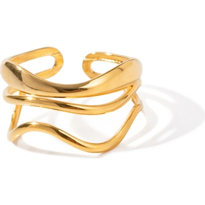 Olivie 10350 prsteň VLNY GOLD