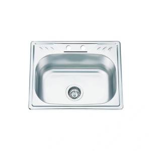 Inter Ceramic Кухненска мивка ick d5443p - алпака, едно корито с плот (ick d5443p) Мивка за вграждане