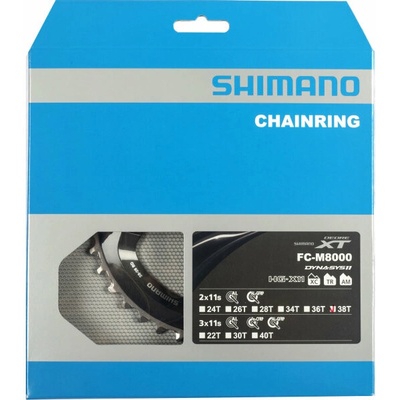 Převodník SHIMANO XT FC-M8000 BD 38 zubů – Hledejceny.cz