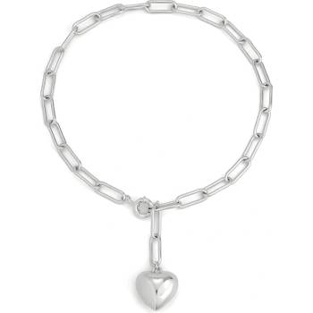 HARAHU Колие Massive Heart - Сребърен KP32673 (32673)