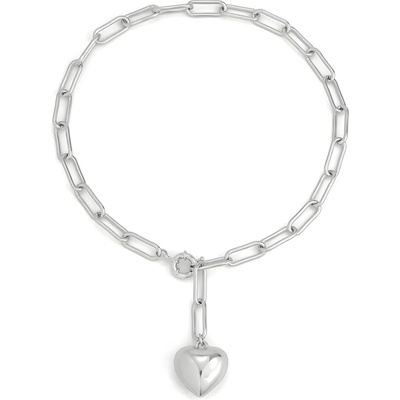 HARAHU Колие Massive Heart - Сребърен KP32673 (32673)