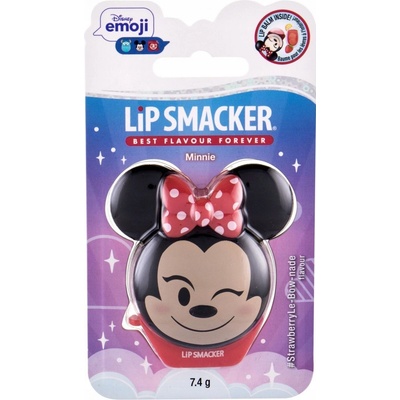 Lip Smacker Disney Minnie Mouse vyživující balzám na rty StrawberryLe-Bow-nade 7,4 g