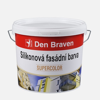 Den Braven Silikonová fasádní barva probarvená, 1.skupina 0,25 - 0,40 kg 7 kg