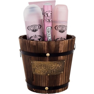 Cuba Victory EDP 100 ml + dámská EDP 35 ml + tělový sprej 200 ml + tělové mléko 200 ml