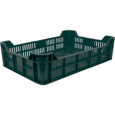 Přepravka na ovoce a zeleninu M10, 21 lit., Max. 10 kg, 600x400x150 mm, perforovaná, PE ST254571