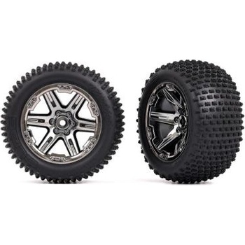 Traxxas колело 2.8", джанта RXT черно хромиран, гума Alias (2) (2WD задни)