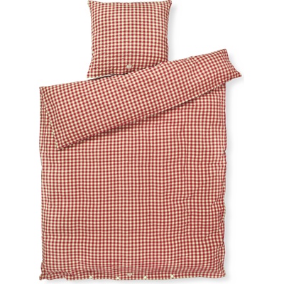 Juna Спално бельо Bæk & Bølge с калъфка за възглавница 50 x 60 cm 150 x 210 см червено-жълто (646615)
