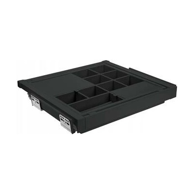 GTV Zásuvka Elite organizér na šperky 760-818 soft-close černá