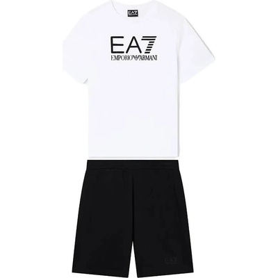 Ea7 emporio armani 7B000302_AF10375 short sleeve set - White / Black (White / Black)
