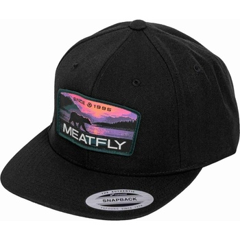 Meatfly шапка с равна козирка Hornet Snapback Purple Alaska / Black | Лилава | Размер Meatfly | Lilav | МЪЖЕ | ONE SIZE