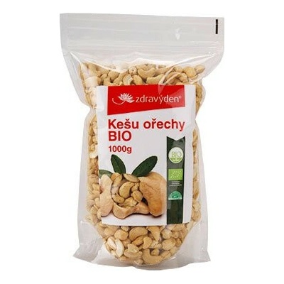 Zdravý den Kešu orechy BIO 1000 g