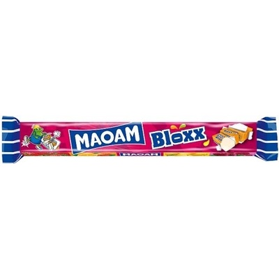 Maoam Bloxx karamelky s príchuťami ovocnými a colovou 5 x 22 g