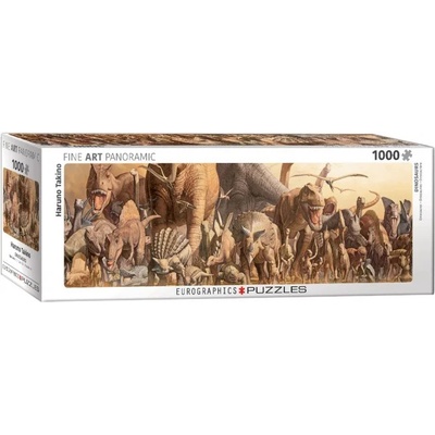 EUROGRAPHICS - Puzzle Takino: Dinosaurs - 1 000 piese