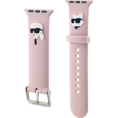 Karl Lagerfeld Karl and Choupette Head NFT pro Apple Watch 42/44/45/49 Pink KLAWLSLKCNP – Zboží Živě