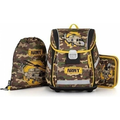 Oxybag školní set 3 dílný premium light - Helikoptéra