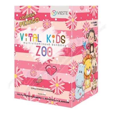 VIESTE Vital kids zoo + pexeso 12 x 12 pastiliek