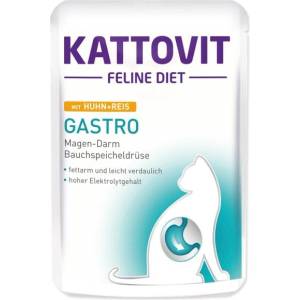KATTOVIT Капсула Kattovit Gastro пиле и ориз 85g (393-77038)