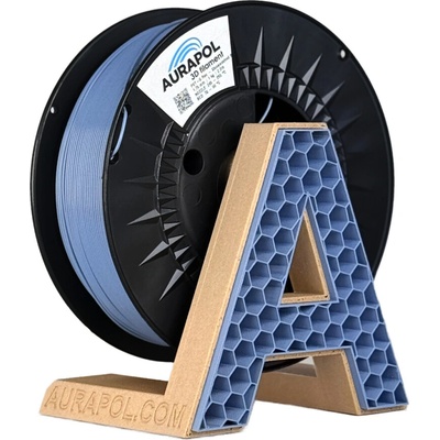 Aurapol PET-G Recycled Filament Stonewashed Blue 1 kg 1,75 mm