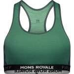 Mons Royale Дамски спортен сутиен Mons Royale Women's Sierra Sports Bra - Deep Jade / Dark Cypress (115-1402-1414)
