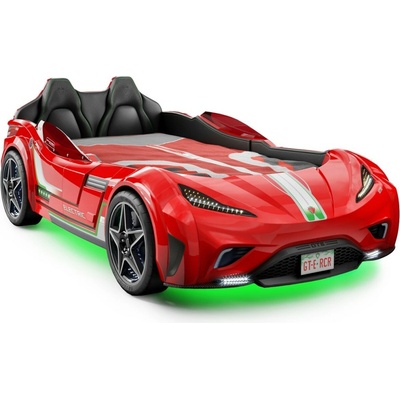 Cilek auto GTE s matracom červená