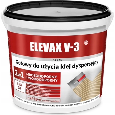 Jurga Elevax V-3 hotové disperzní elastické lepidlo na obklady a dlažby 8 kg