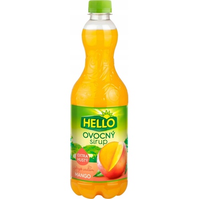 Hello hustý sirup s příchutí mango 0,7 l