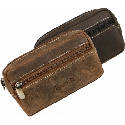 Kľúčenka Hnedá kožená MERCUCIO 2911936 hnedá svetlá