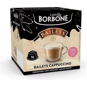  16 бр. капучино на капсули Borbone gusto Bayles съвместими с Dolce Gusto