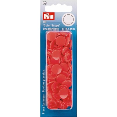 Prym Patentky plastové 12,4 mm, světle červená