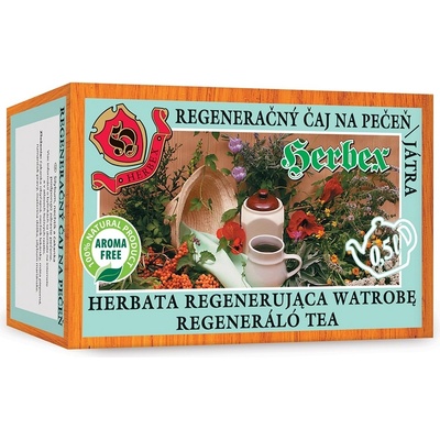 Herbex REGENERAČNÝ čaj bylinný čaj 20 x 3 g