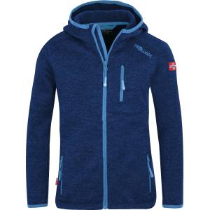 TROLLKIDS Детско поларено яке Trollkids Kid's Jondalen Jacket XT Fleece jacket - French Blue / Medium Blue - размер 128 (EU) (703-2541-0316)