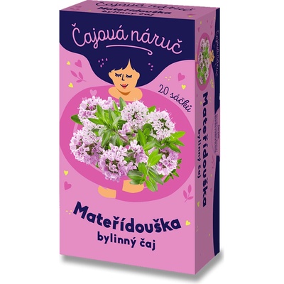 Leros Čajová Náruč bylinný čaj mateřídouška 20 sáčků